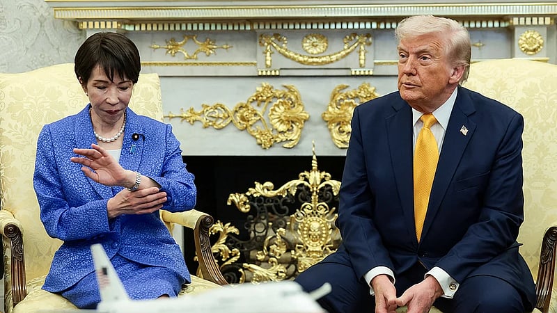 Trump draws parallel between Pearl Harbour and US strikes on Iran in meeting with Japanese PM