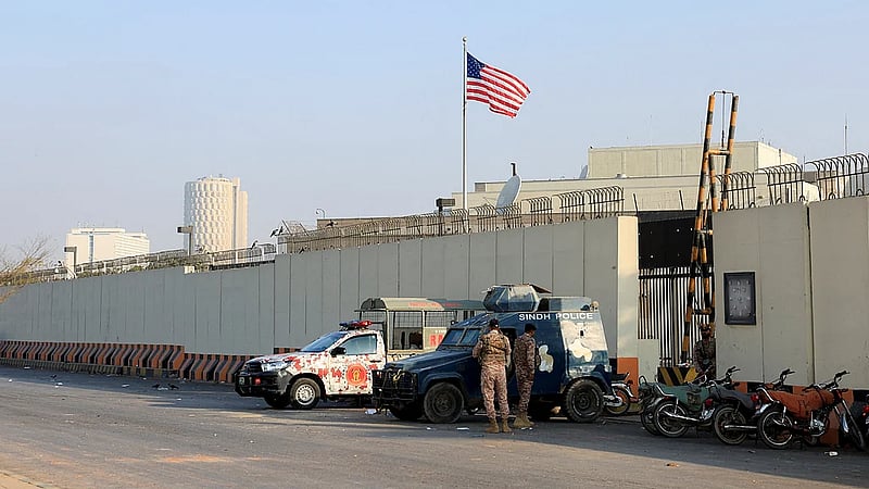 US Marines fired on protesters storming consulate in Karachi, officials say