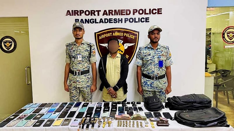 Airport police arrest Oggan Party ringleader at Hazrat Shahjalal