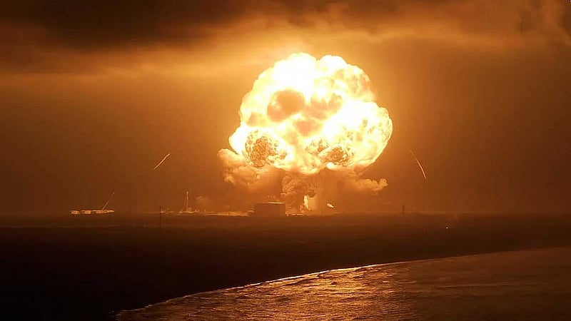 Blue Origin rocket explodes on launchpad in a setback for bid to catch Musk's SpaceX