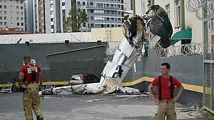 Three killed after small plane crashes into building in southeastern Brazil