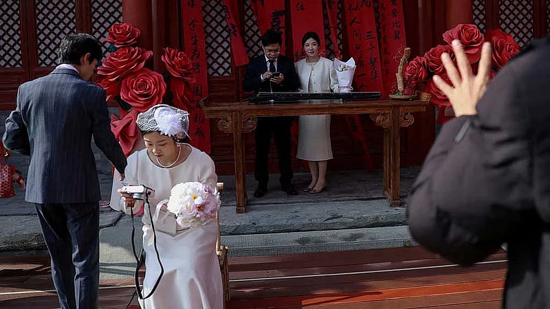 China's marriages drop to decade low, deepening demographic concerns