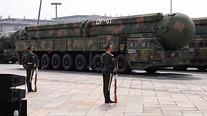 Pentagon chief sounds 'alarm' over China's buildup, urges allies to boost defence spend