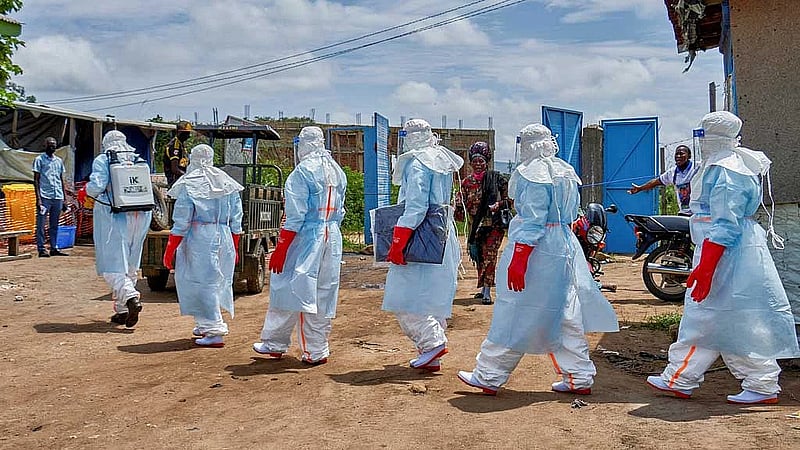 Congo protesters set fire to Ebola treatment tents in dispute over victim's body