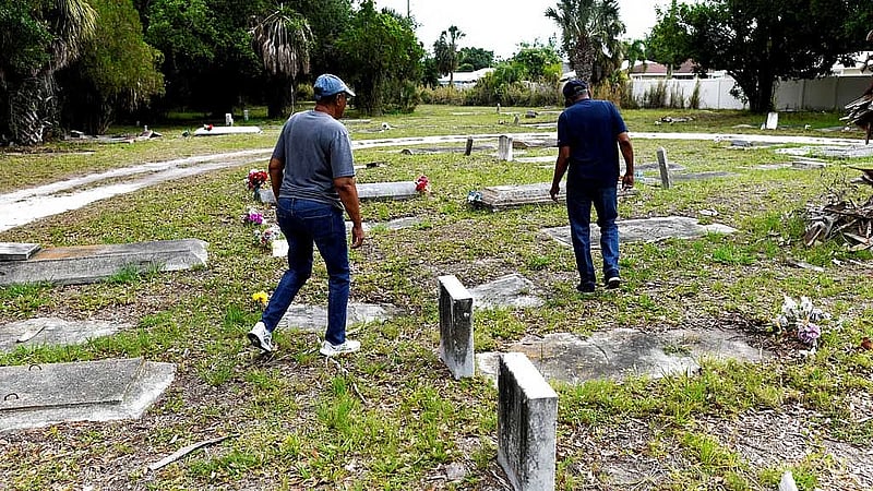 Black cemetery in Florida vandalised, 'Trump' spray-painted on graves