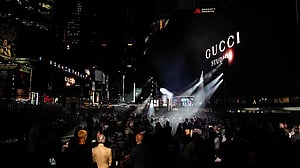 Gucci takes over Times Square for Cruise show as Kering eyes revival