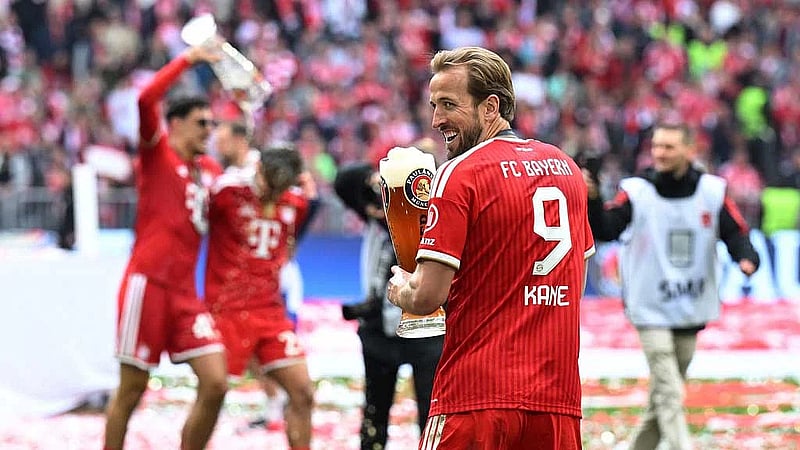 Kane grabs hat-trick as champions Bayern crush Cologne 5-1 in season finale