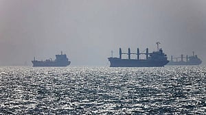 South Korean-operated vessel ablaze in Strait of Hormuz; Trump says Iran fired at ship