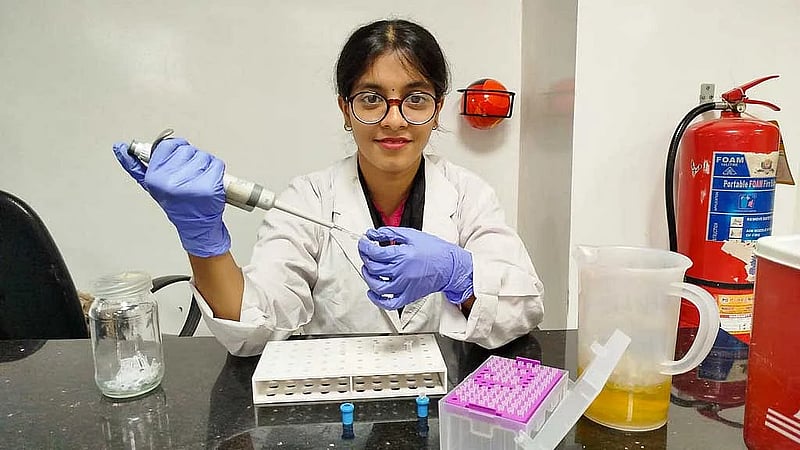 IUB’s Aurpita receives NST fellowship for rice heat-tolerance research