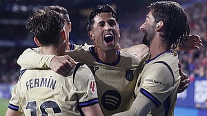 Barcelona close in on LaLiga title with late win at Osasuna