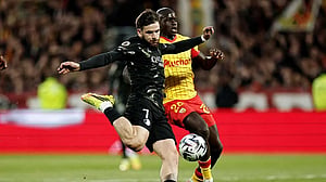 PSG crowned French champions again after win at second-placed Lens