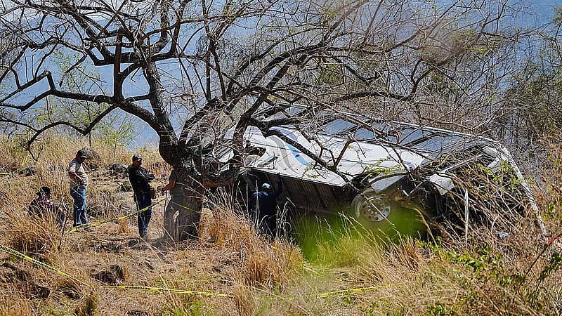 At least 11 dead in western Mexico after bus careens off highway