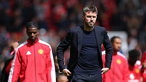 Carrick plays down future talk after Man United secure third-place finish