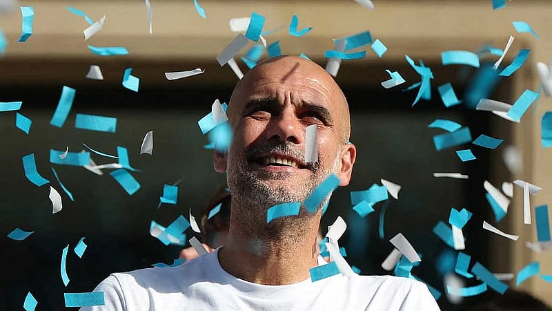 Guardiola farewell turns City parade into celebration tinged with heartache