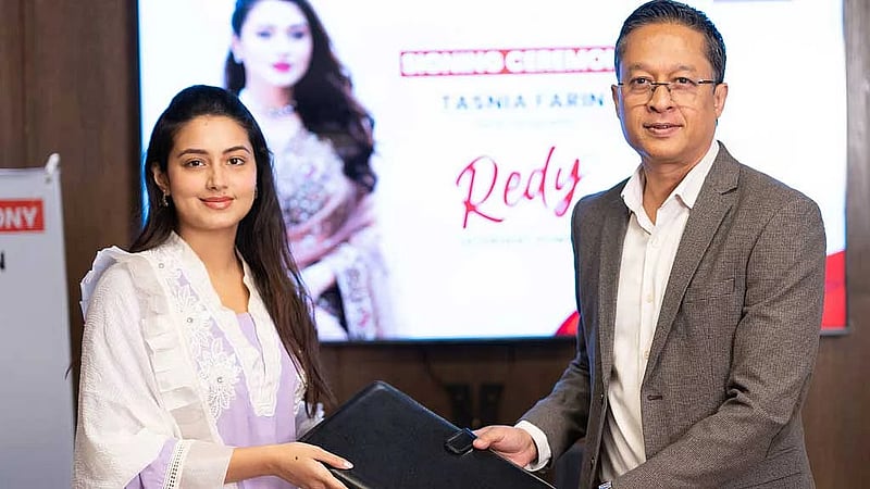 Redy detergent renews promotional partnership with actor Tasnia Farin