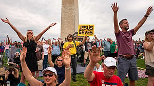 Trump-backed faith event features conservative Christians as critics decry blurring of church-state lines
