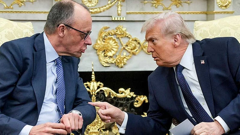 Trump criticises Germany's Merz, tells him to stop interfering over Iran