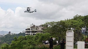 US conducts military drill over Venezuelan capital Caracas