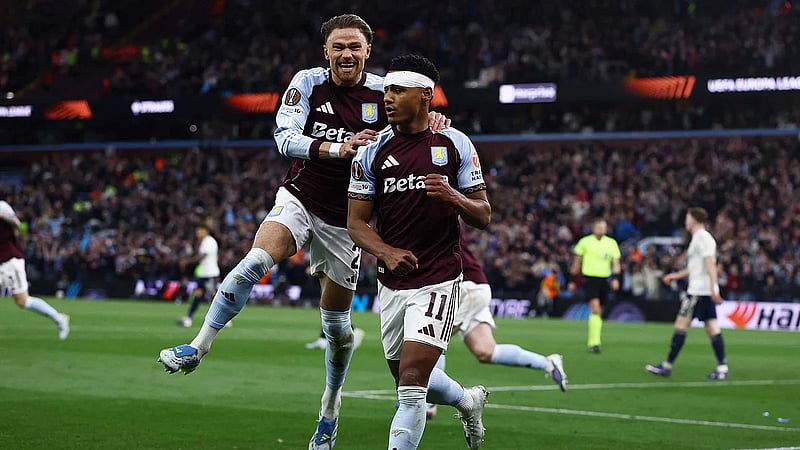 McGinn double helps Villa crush Forest 4-0 to reach Europa League final