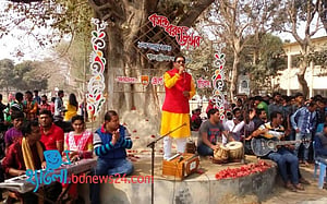 কুড়িগ্রামে বসন্ত বরণ উৎসব পালিত