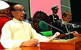 Speaker acting as President