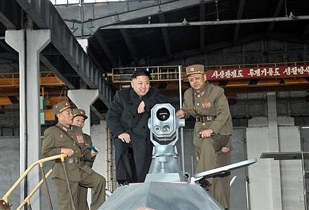 North Korea readies rockets after US show of force