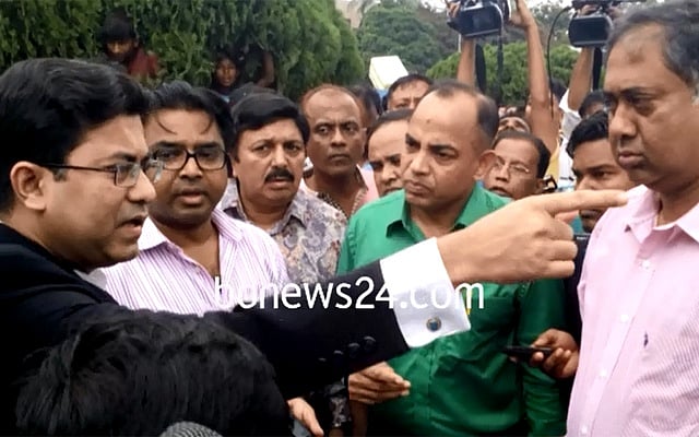 Dhaka mayors, MP fault RAJUK’s ‘negligence’, contractor’s ‘irregularities’ for Karwan Bazar street collapse