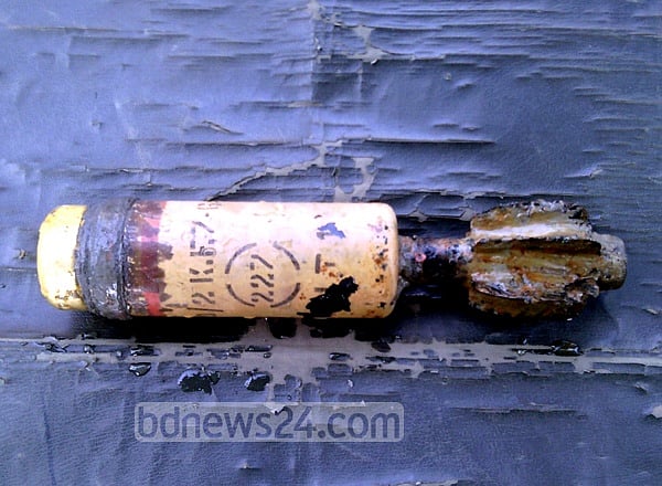 সিলেটে মর্টার শেল উদ্ধার