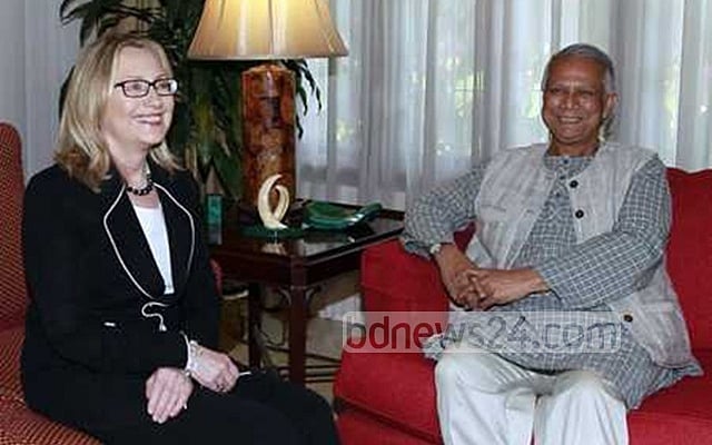 Hillary Clinton used State Department position to get Yunus $13m grant, reportedly under FBI probe: US report