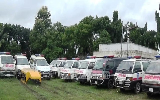 সোমবার রাত থেকে অ্যাম্বুলেন্স ধর্মঘটের ডাক