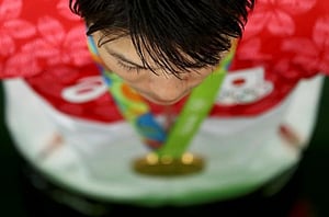 All-around good guy Uchimura seals repeat win