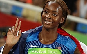 Muhammad continues US hurdle streak