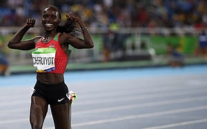 Kenya's Cheruiyot stuns Ayana to win 5,000m gold