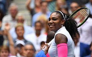 Serena reaches US Open last 16 with milestone win