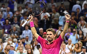 Wawrinka wins US Open, tops Djokovic in four sets