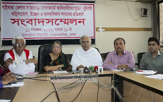 Sultana Kamal compares deadly Santal eviction in Gaibandha to ‘genocide’