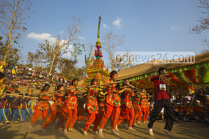 A Buddhist monk's funeral