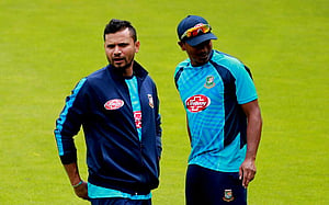 Injured Mashrafe, Saifuddin skip practice, Mustafizur bowls in nets