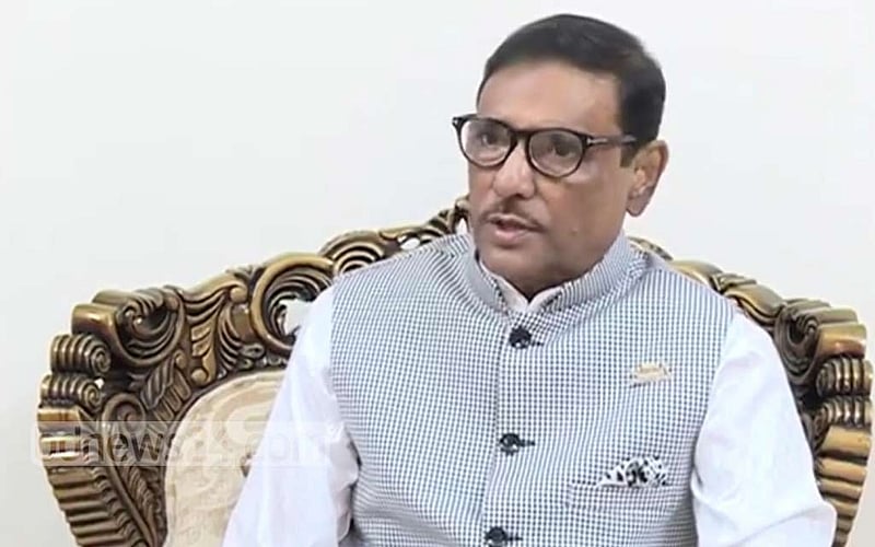 বিএনপির নির্বাচনে ফিরে আসার ‘বিকল্প নেই’: ওবায়দুল কাদের