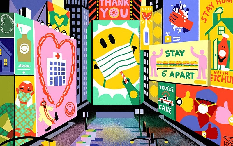 The pandemic ad salutes you