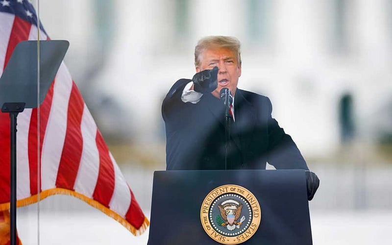 An isolated Trump, cut off from Twitter, faces a new drive for impeachment