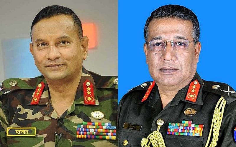 Gen Sarwar Hasan made chief of general staff, replaced by Gen Akbar as NDC commandant