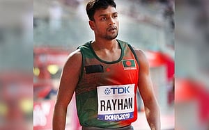 এশিয়ান ইনডোর অ্যাথলেটিকসে জহিরের রুপা জয়