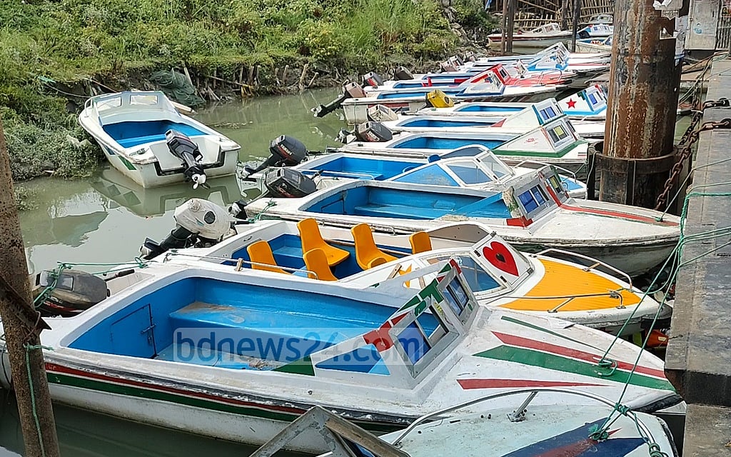 শিমুলিয়া-মাঝিরকান্দি রুটে লঞ্চ ও স্পিডবোট চালু, যাত্রী কম