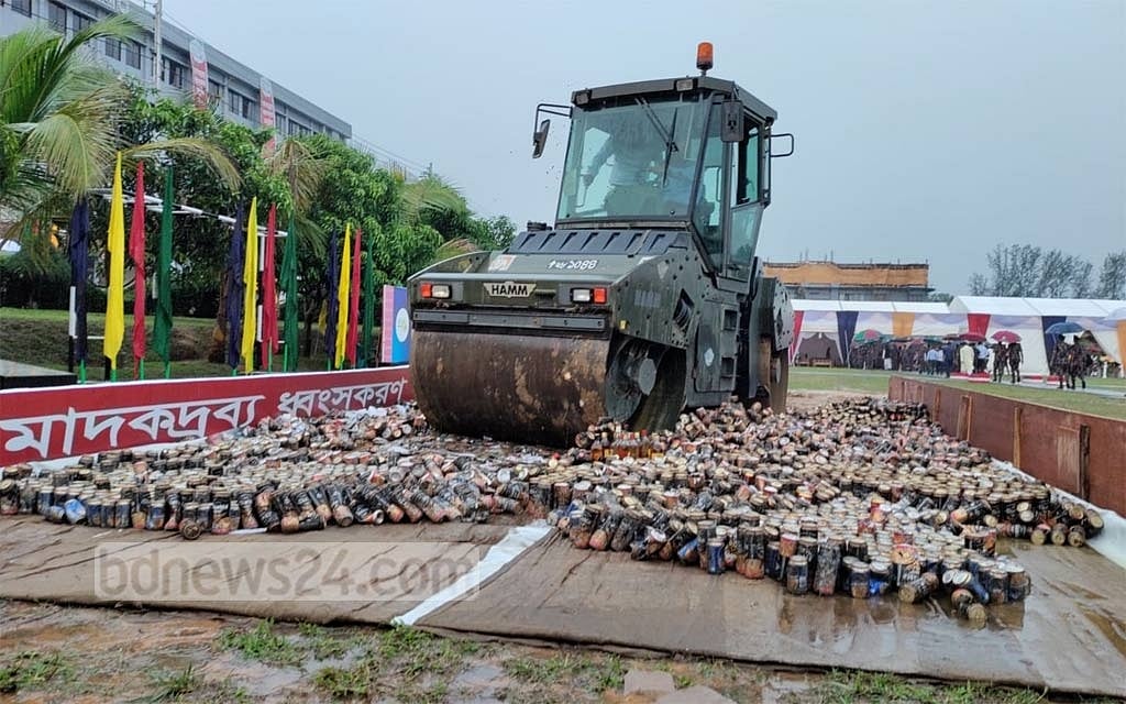 এক বছরে গ্রেপ্তার সোয়া লাখ মাদক কারবারি