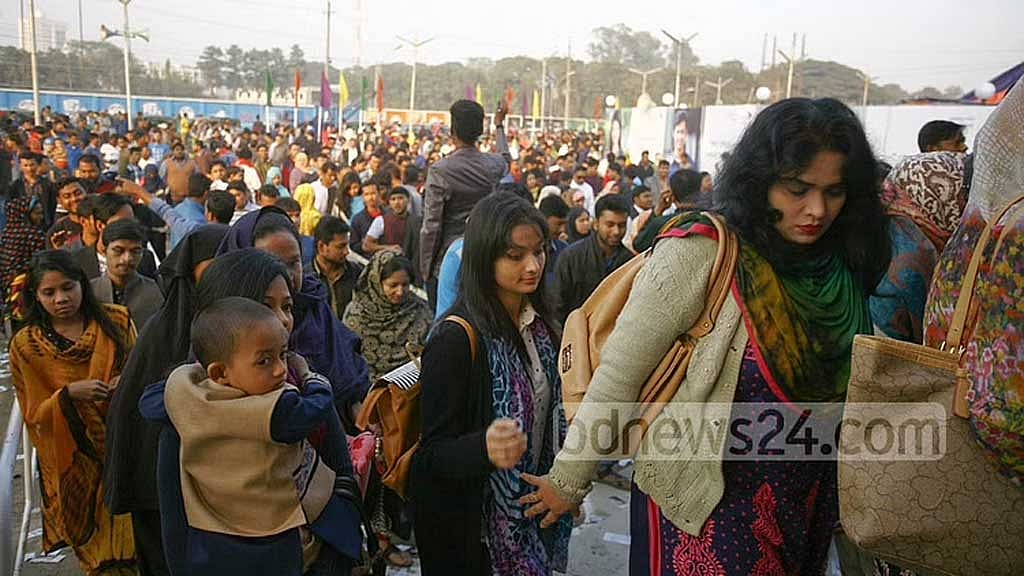 ঢাকা নগরীর জনসংখ্যা ১ কোটি ২ লাখ
