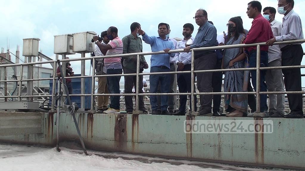 চামড়া শিল্পনগরে বর্জ্য ব্যবস্থাপনায় ক্ষোভ নদী রক্ষা কমিশন চেয়ারম্যানের