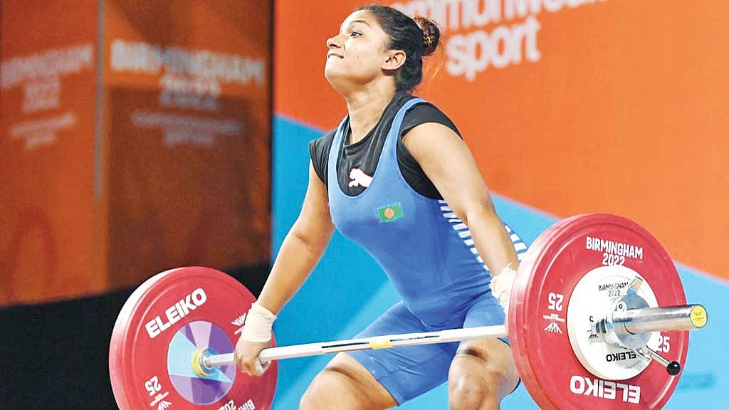 কমনওয়েলথ গেমস: ভারোত্তোলনে ১৮১ কেজি তুলে অষ্টম মাবিয়া