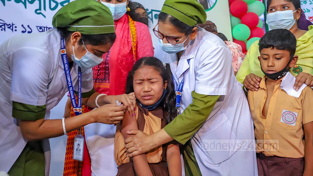 দেশজুড়ে শিশুদের কোভিড টিকা মঙ্গলবার থেকে