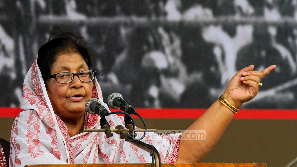 সাজেদা চৌধুরীর মৃত্যুতে শোকের ছায়া ফরিদপুরে